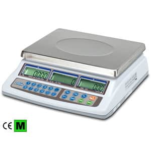 Bilancia peso-prezzo-importo ASB 6/15 kg, omologata