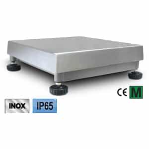 Piattaforma PBMI INOX (400 mm x 500 mm, 30 kg, 60 kg, 150 kg)