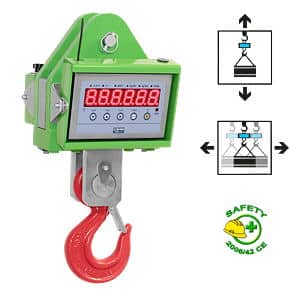 Dinamometro per gru a doppia sicurezza MCWHU "HULK" (25 t), non omologato