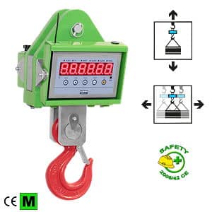 Dinamometro per gru a doppia sicurezza MCWHU "HULK" (6 t), omologato