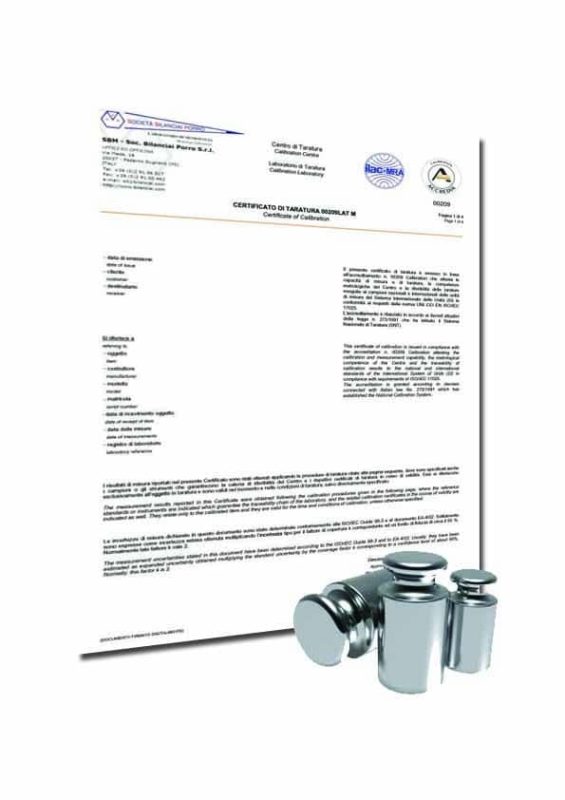 Calibrazione CTWM1kg1