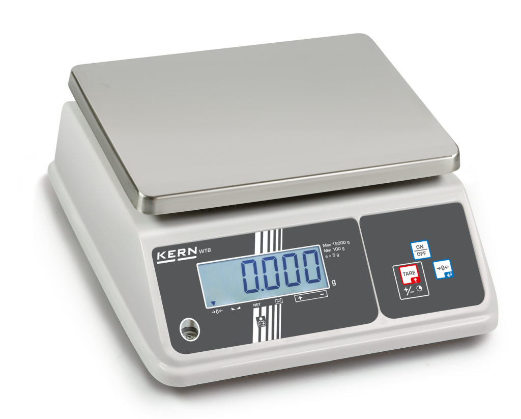 Bilancia da tavolo protetta IP KERN WTB 1K-4NM